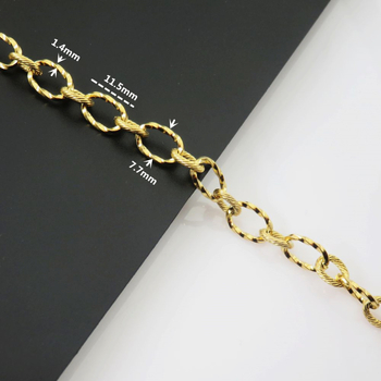 Nerđajući čelik lanac hadjih kostiju nakit - elektroplating, URKAY, proljeće 2025