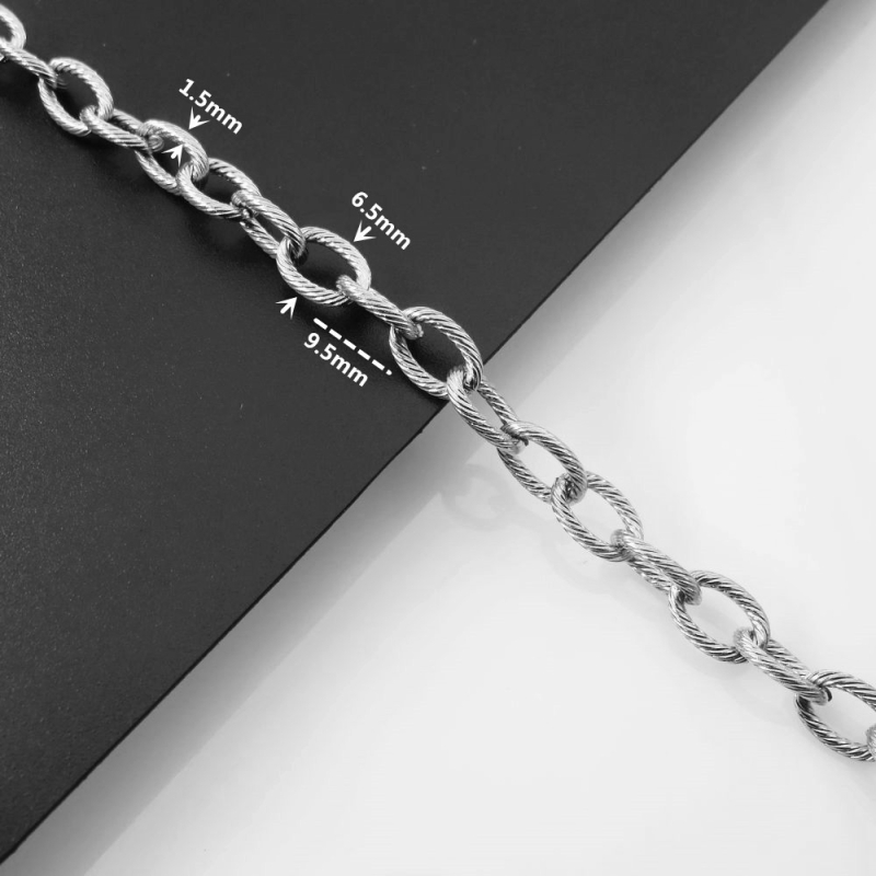 Nerđajući čelik lanac hadjih kostiju nakit - elektroplating, URKAY, proljeće 2025