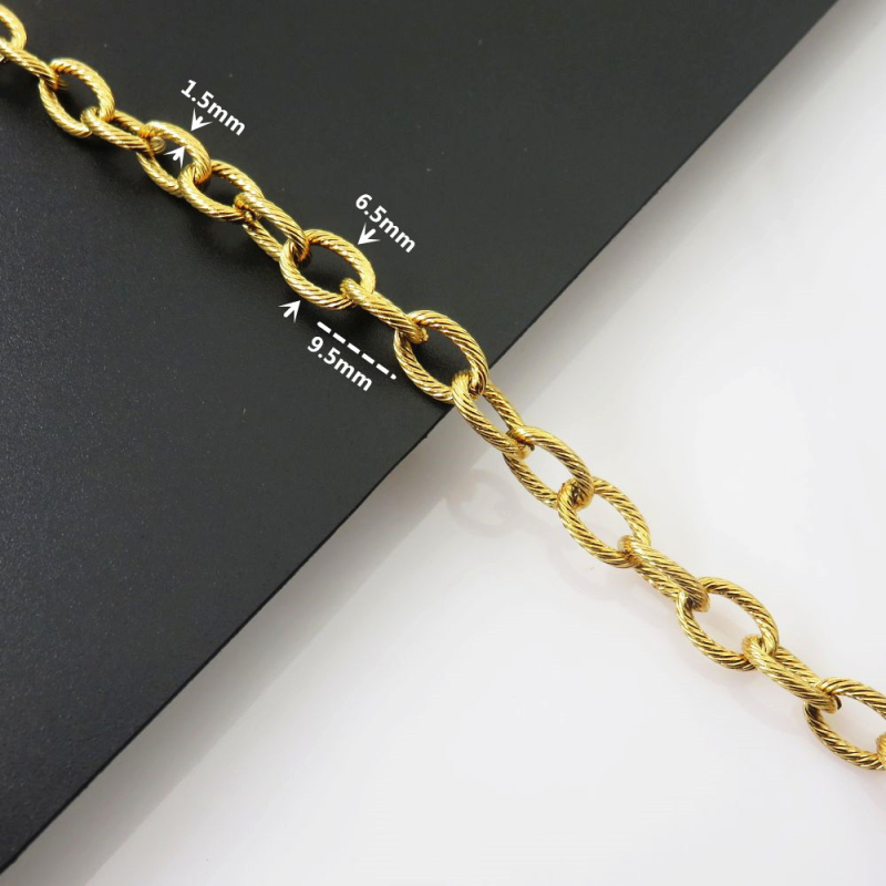 Nerđajući čelik lanac hadjih kostiju nakit - elektroplating, URKAY, proljeće 2025