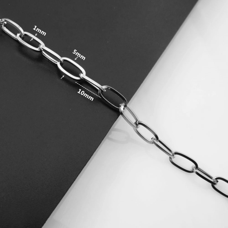 Nerđajući čelik lanac hadjih kostiju nakit - elektroplating, URKAY, proljeće 2025