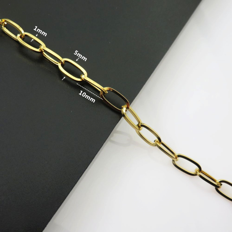 Nerđajući čelik lanac hadjih kostiju nakit - elektroplating, URKAY, proljeće 2025