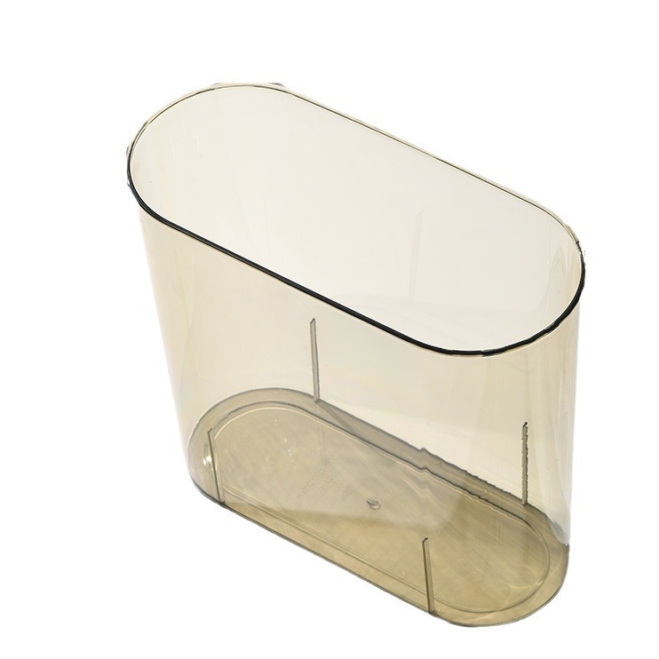 Οβάλ πλαστικός κάδος απορριμμάτων γραφείου, 10 L, χωρίς καπάκι