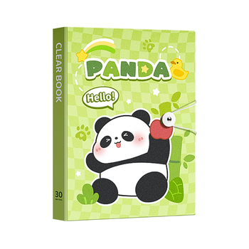 Kaba Bear KBX-7091 Plastični A4 višestruki klips folder s prozirnim umetcima, 230 klamerica