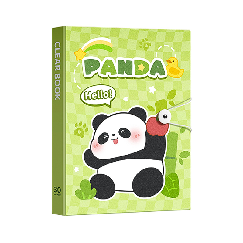 Kaba Bear KBX-7091 Plastični A4 višestruki klips folder s prozirnim umetcima, 230 klamerica
