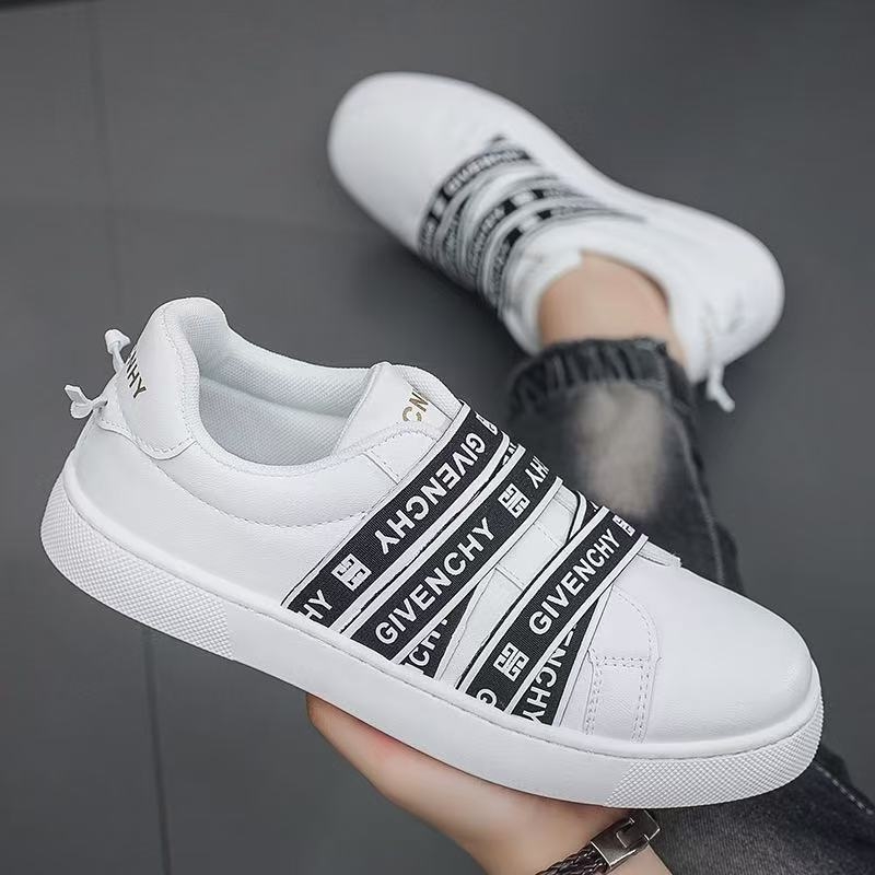 Muške tenisice – Harajuku inspiriran stil, prozračne slip-on tenisice s elastikom; gornji dio koža; EVA ulošak; gumena potplata