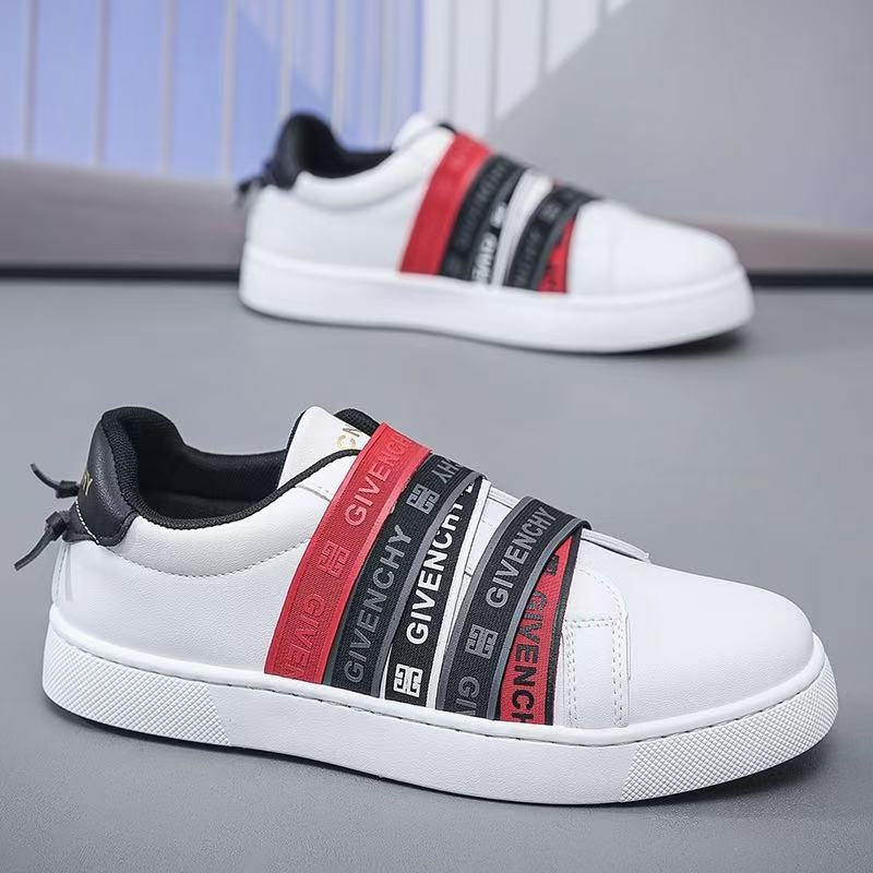 Muške tenisice – Harajuku inspiriran stil, prozračne slip-on tenisice s elastikom; gornji dio koža; EVA ulošak; gumena potplata