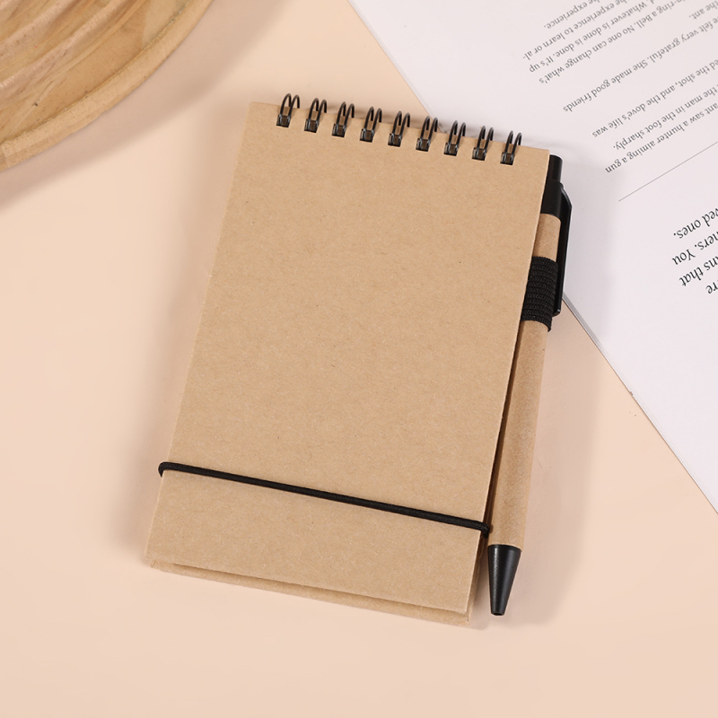 Xinlin džepni bilježnica s mogućnošću prilagodbe logotipa na korici, 50 unutarnjih stranica, težina 80 g