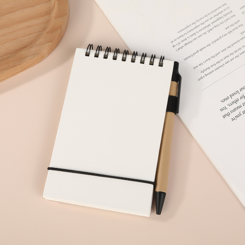 Xinlin džepni bilježnica s mogućnošću prilagodbe logotipa na korici, 50 unutarnjih stranica, težina 80 g