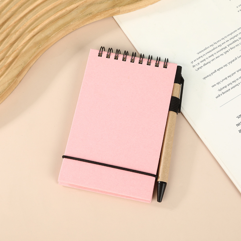 Xinlin džepni bilježnica s mogućnošću prilagodbe logotipa na korici, 50 unutarnjih stranica, težina 80 g