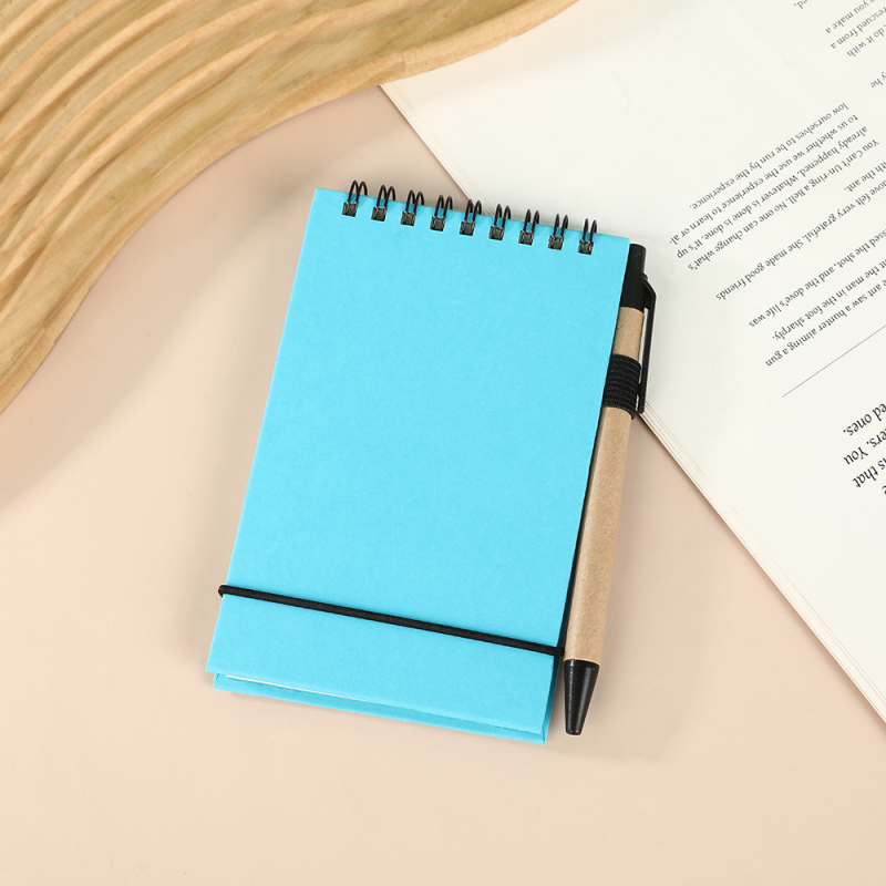 Xinlin džepni bilježnica s mogućnošću prilagodbe logotipa na korici, 50 unutarnjih stranica, težina 80 g