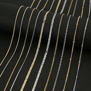 Bakreni lanac za ključnu kost, lanac od kostiju zmije, O-oblik veze, elektroplatiranje, model LT00-LT005