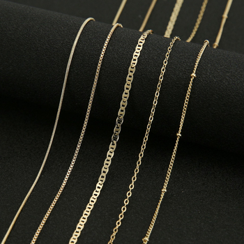 Bakreni lanac za ključnu kost, lanac od kostiju zmije, O-oblik veze, elektroplatiranje, model LT00-LT005