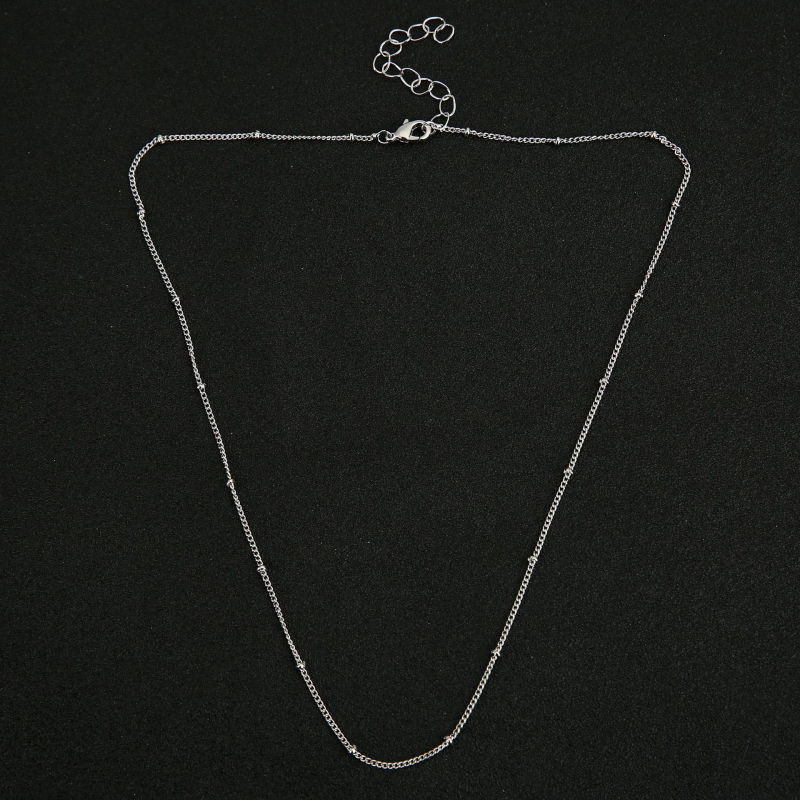 Bakreni lanac za ključnu kost, lanac od kostiju zmije, O-oblik veze, elektroplatiranje, model LT00-LT005