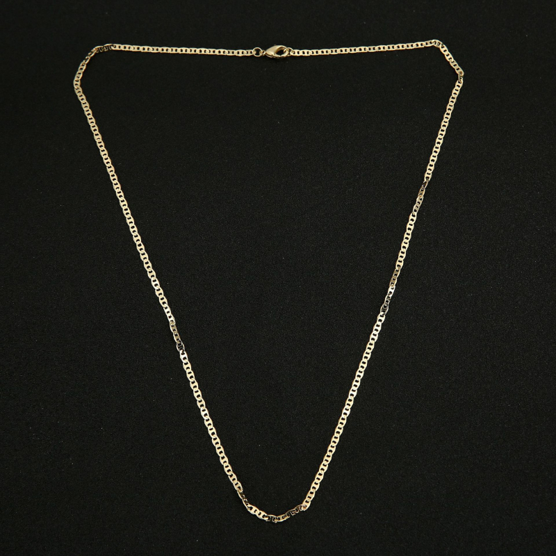 Bakreni lanac za ključnu kost, lanac od kostiju zmije, O-oblik veze, elektroplatiranje, model LT00-LT005