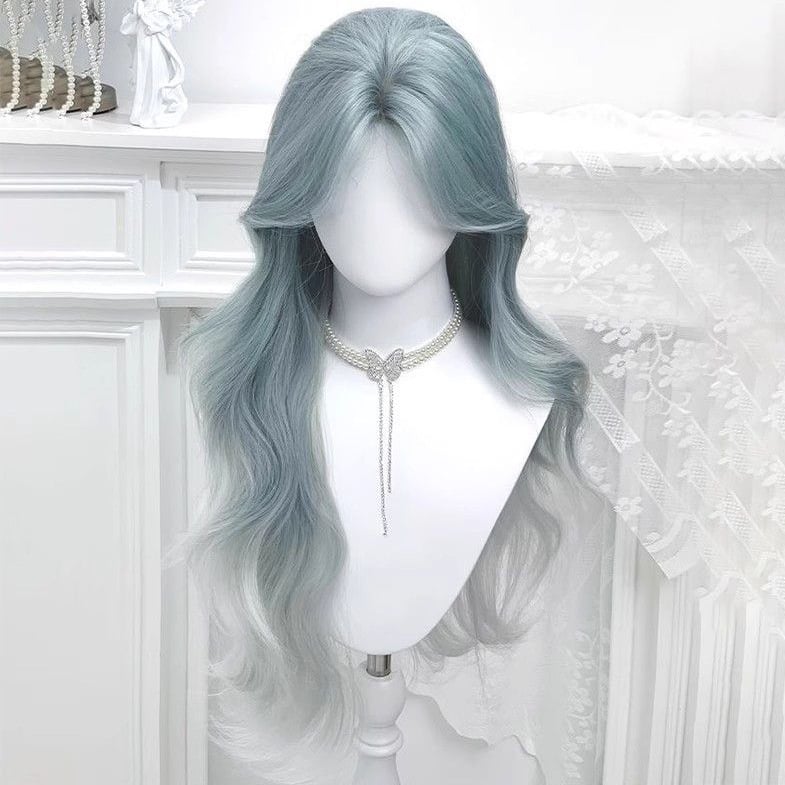 Peruka za žene s prednjom čipkom, prirodan volumen, dugi kovrčavi vlasovi sa bočne frizure, vlakna otporna na toplinu, mehanički proces izrade, nije za bojanje