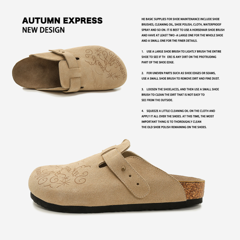 Muške mule tenisice — gornji dio od prave nubuk kože, EVA potplat, slip-on, ležerni stil, ljeto 2025