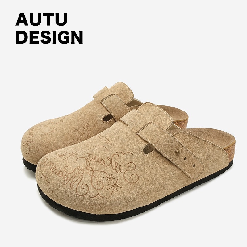 Muške mule tenisice — gornji dio od prave nubuk kože, EVA potplat, slip-on, ležerni stil, ljeto 2025