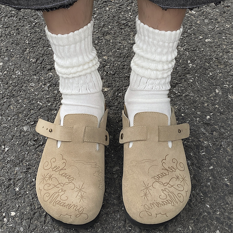 Muške mule tenisice — gornji dio od prave nubuk kože, EVA potplat, slip-on, ležerni stil, ljeto 2025