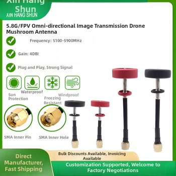 FPV drón antenna 5.8G, gombafej, vízálló, robbanásbiztos, omnidirekcionális jel-erősítő