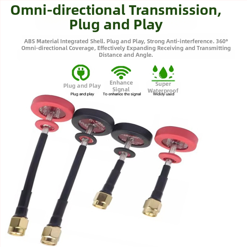 FPV drón antenna 5.8G, gombafej, vízálló, robbanásbiztos, omnidirekcionális jel-erősítő