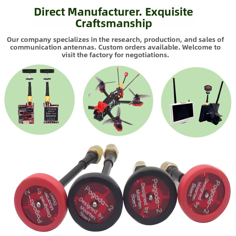 FPV drón antenna 5.8G, gombafej, vízálló, robbanásbiztos, omnidirekcionális jel-erősítő