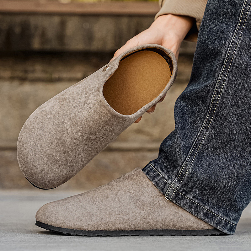 Muške mule u stilu Old Money, udobne slip-on cipele s sintetičkom kožom i EVA potplatom, Birkenstock serija