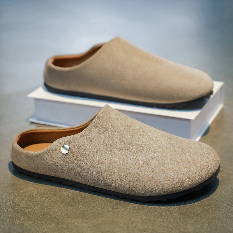 Muške mule u stilu Old Money, udobne slip-on cipele s sintetičkom kožom i EVA potplatom, Birkenstock serija