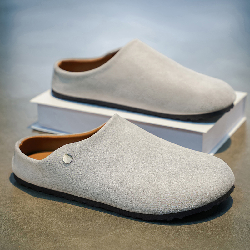 Muške mule u stilu Old Money, udobne slip-on cipele s sintetičkom kožom i EVA potplatom, Birkenstock serija