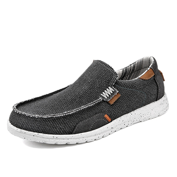 Muške platnene slip-on tenisice, prozračne i lagane za svakodnevno nošenje (gornji dio: platno; potplat: EVA; prozračnost; laganost)