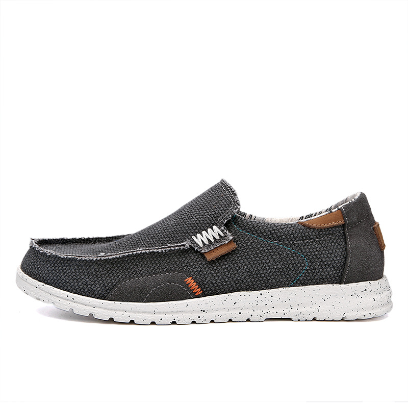 Muške platnene slip-on tenisice, prozračne i lagane za svakodnevno nošenje (gornji dio: platno; potplat: EVA; prozračnost; laganost)