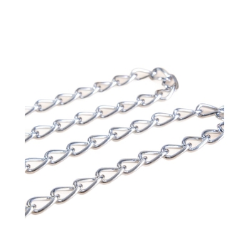 Povodac za kućne ljubimce od tanke željezne lančane – lanac u stilu užeta za mačke i pse, pakiranje 300 komada