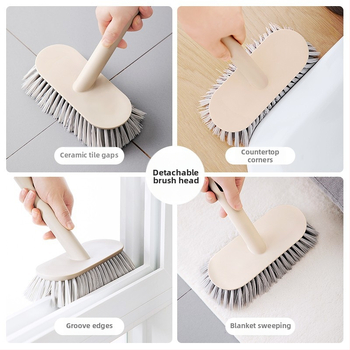 Camellia dugačka četka za pod i zid s dužom drškom, za kupaonicu i pločice, plastična