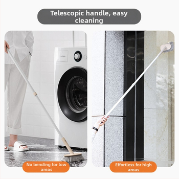 Camellia dugačka četka za pod i zid s dužom drškom, za kupaonicu i pločice, plastična