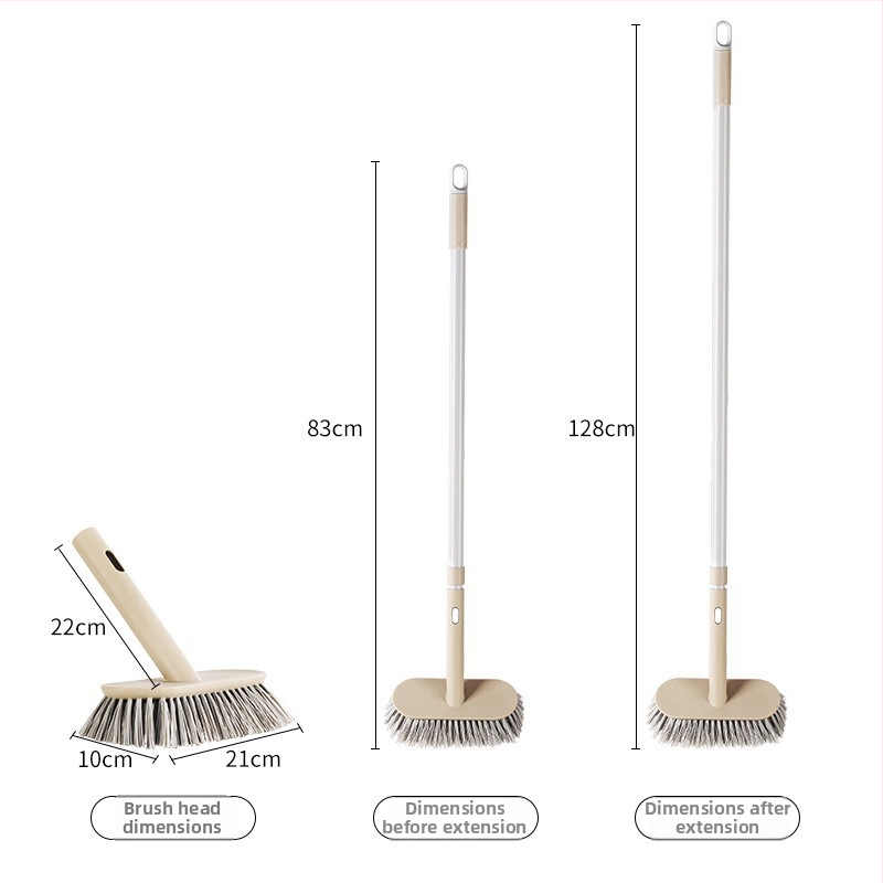 Camellia dugačka četka za pod i zid s dužom drškom, za kupaonicu i pločice, plastična
