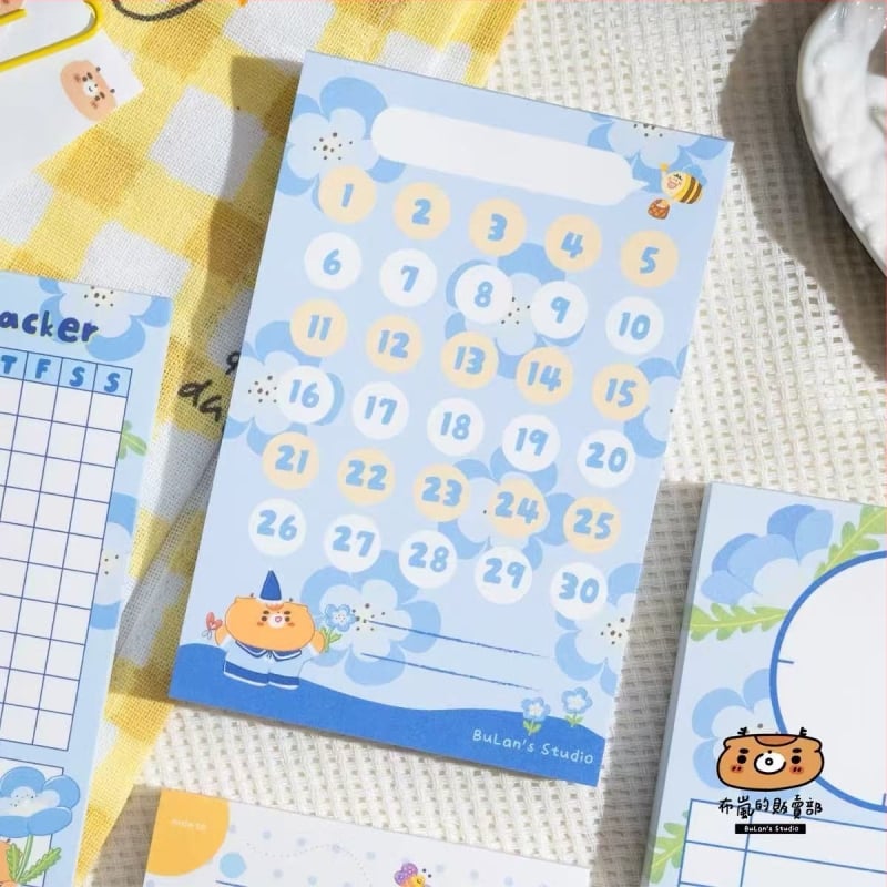 Blan Notițe Patchwork – Temă Ursuleț, Tipărire, Material: Alte