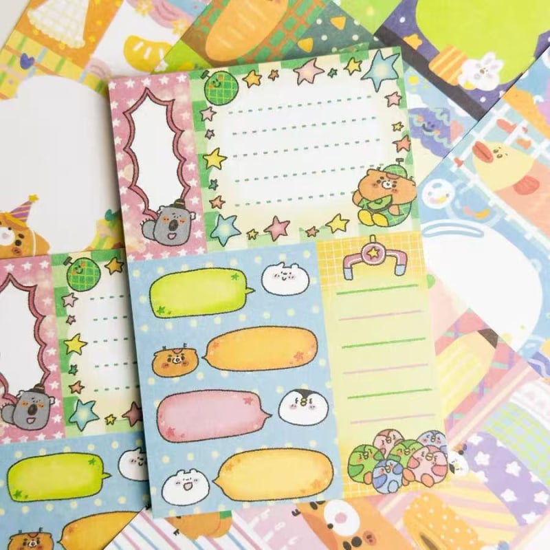 Blan Notițe Patchwork – Temă Ursuleț, Tipărire, Material: Alte