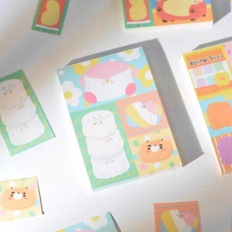 Blan Notițe Patchwork – Temă Ursuleț, Tipărire, Material: Alte