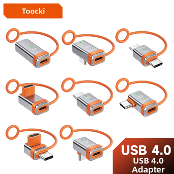 Toocki USB 4.0 пълен функционален адаптер — 80 Gbps пренос, 16K/8K при 60 Hz, универсална съвместимост, модел 240V2