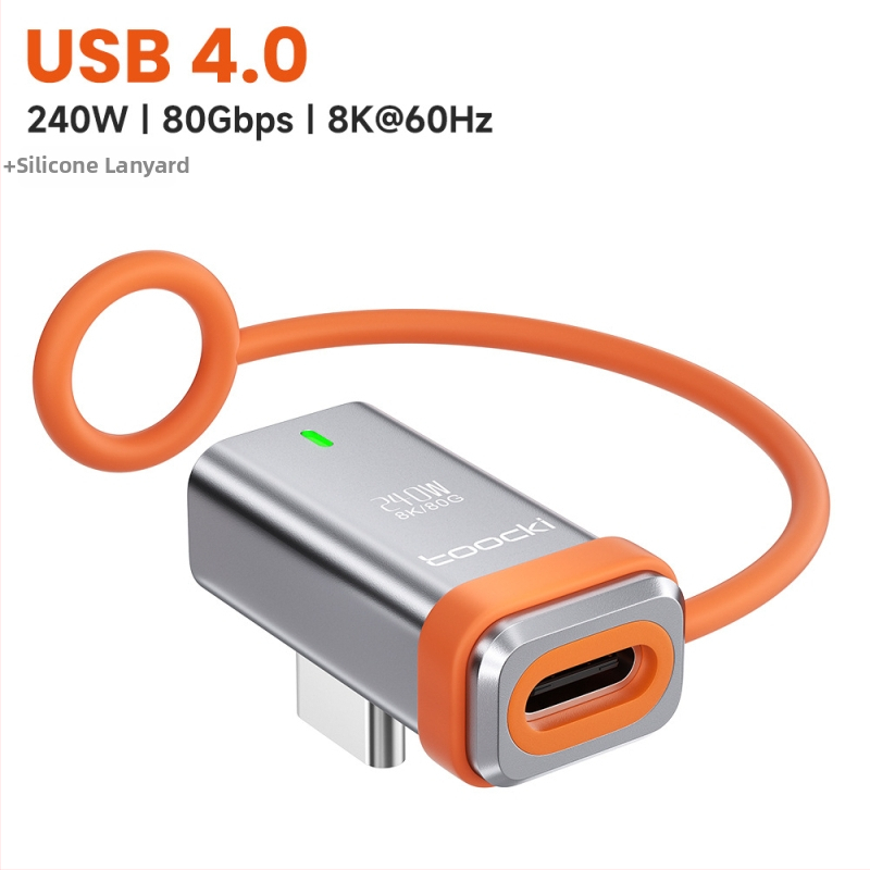 Toocki USB 4.0 пълен функционален адаптер — 80 Gbps пренос, 16K/8K при 60 Hz, универсална съвместимост, модел 240V2