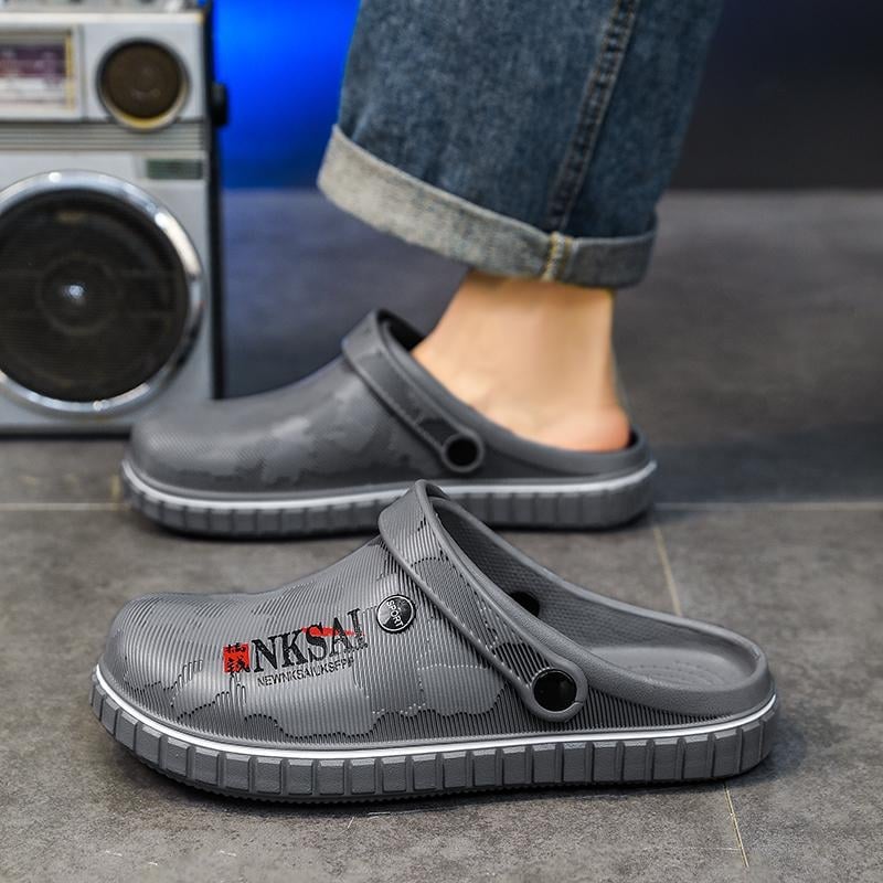 Sandale s EVA gornjim dijelom i EVA potplatom, okrugli vrh prsta, niski potpetice, casual ljetna obuća