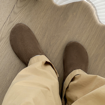 Muške mule u Birkenstock stilu, retro dizajn, debeli potplat, jednostavne za obuvanje, proljeće 2025