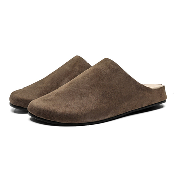 Muške mule u Birkenstock stilu, retro dizajn, debeli potplat, jednostavne za obuvanje, proljeće 2025