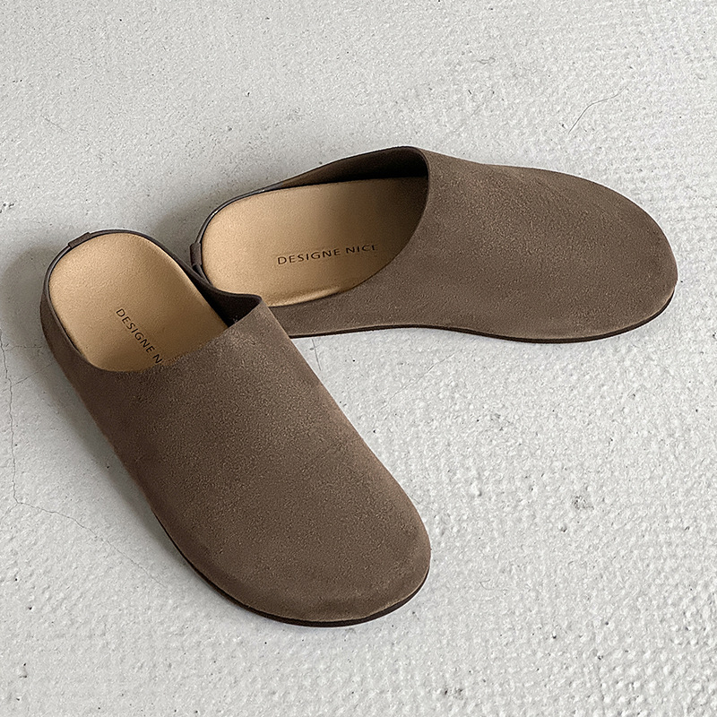 Muške mule u Birkenstock stilu, retro dizajn, debeli potplat, jednostavne za obuvanje, proljeće 2025