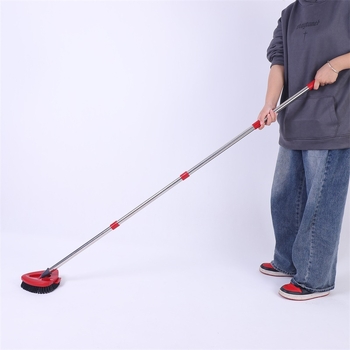 Τριγωνική κεφαλή αντικατάστασης βούρτσας για τον καθαρισμό τουαλετών και μπάνιου, συμβατή με τηλεσκοπική ράβδο, Mulberry Fruit, κυκλοφόρησε το 2024