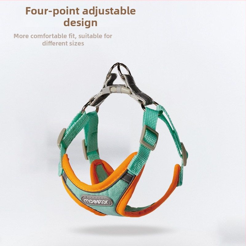 Moe Wang Xing Pojas za prsa za kućne ljubimce, poliester, univerzalni prsni pojas za mačke i pse