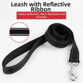 Yi Ao najlonska reflektirajuća pletena vodilica za velike pse, neproduživa, za obuku