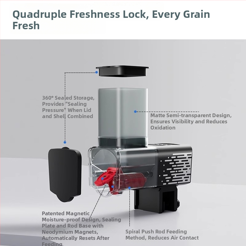 Αυτόματος τροφοδότης ενυδρείου με χρονοδιακόπτη – πλαστικό, μάρκα Yee, για ψάρια ενυδρείου