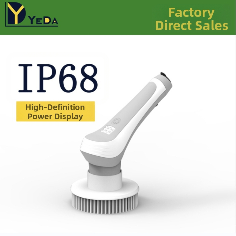 Ασύρματη ηλεκτρική βούρτσα καθαρισμού για οικιακή χρήση – με χειρολαβή, ψηφιακή οθόνη, πλαστικό σώμα, για ενυδρείο, κουζίνα και μπάνιο, μάρκα Aijiechang