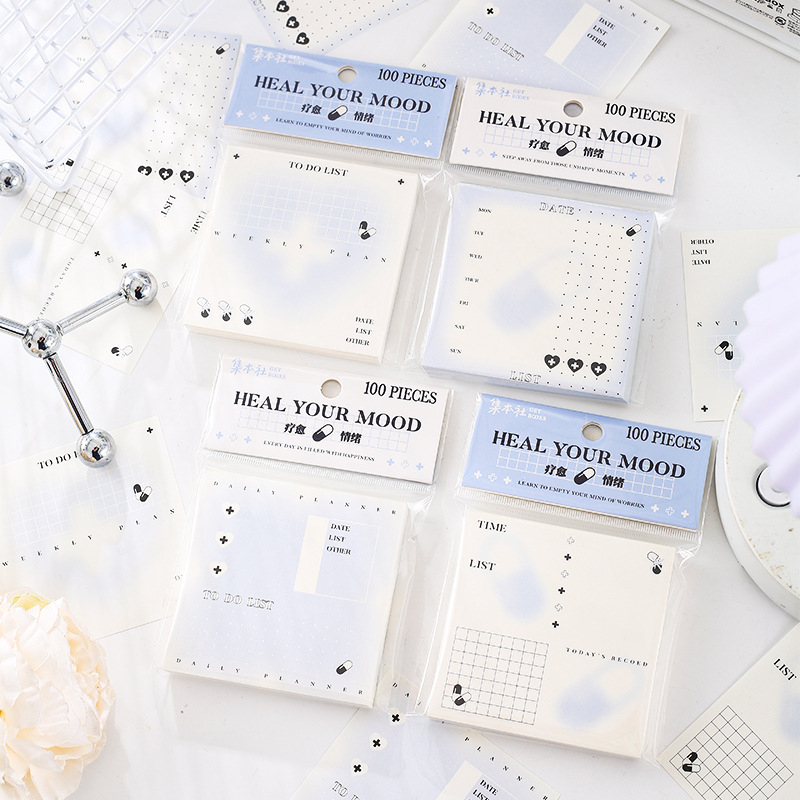 Give Profit minimalistička bilježnica za bilješke, u obliku cigle, 100 stranica, osnovna ambalaža