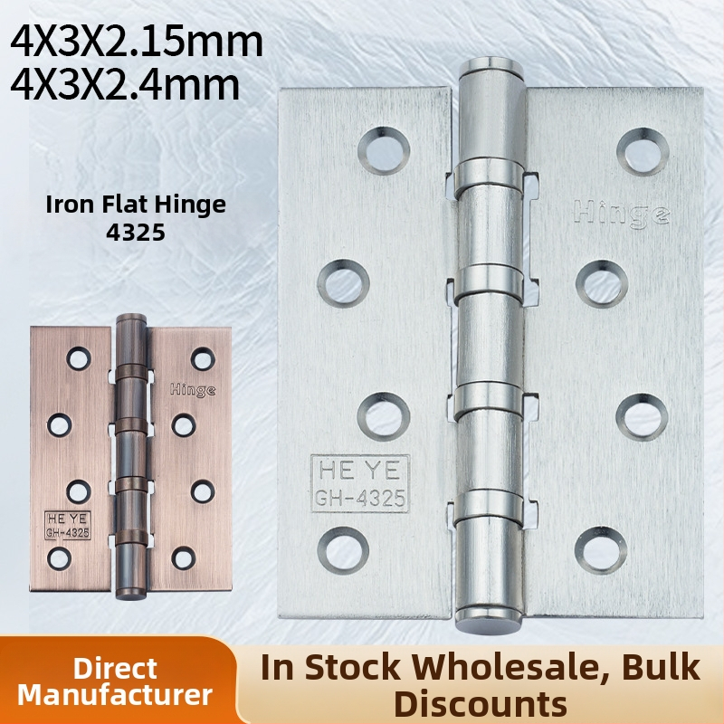 Vasból készült sík pánt golyóscsapággyal faajtókhoz és hajtogatható szekrényekhez — modern, egyszerű stílus